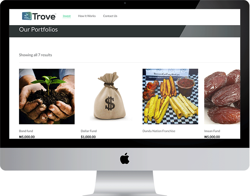 Select product on Trove